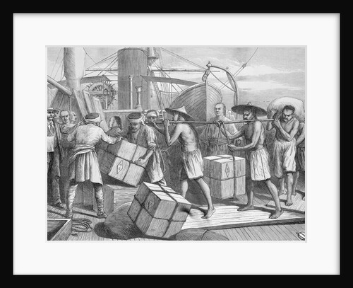Workers Unloading Cargo by Anonymous
