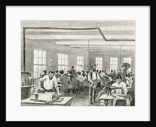 People Working in Sweat Shop by Anonymous