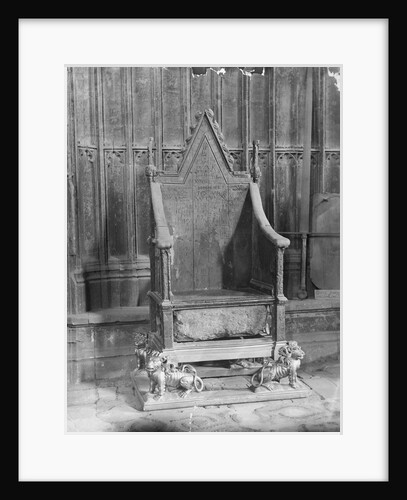British Coronation Throne by Anonymous