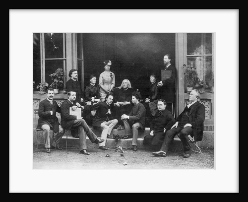 Pupils Surrounding Composer Franz Liszt by Anonymous
