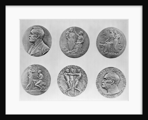 Six Views of Nobel Medals by Anonymous