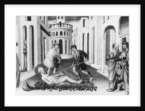 Illustration of Saint Lawrence Execution by Anonymous