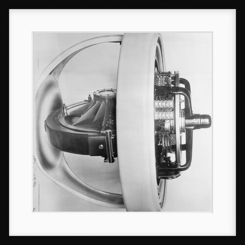 Display of Early Gyrocompass by Anonymous
