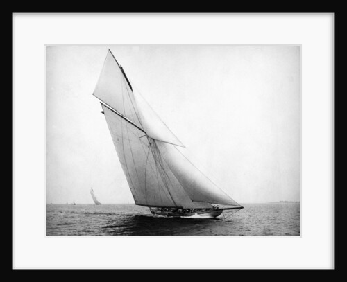 Yacht Columbia Sailing by Anonymous