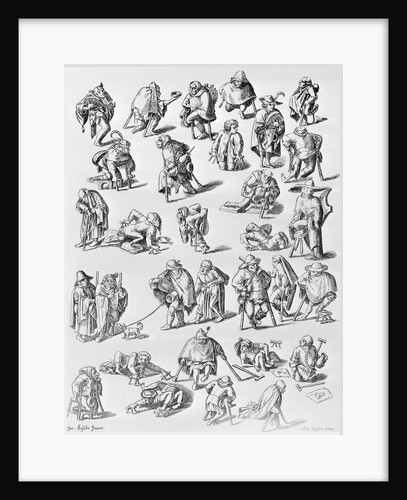 Potpourri of Crippled Caricatures by Anonymous