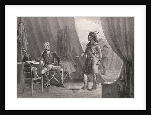 Andrew Jackson and William Weatherford Conversing by Anonymous