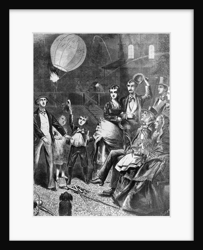 Fire Balloon On The Fourth Of July by Anonymous