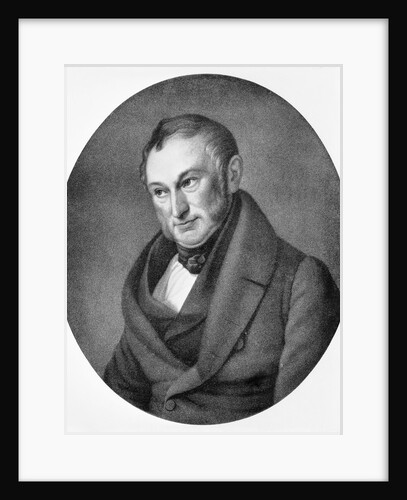 Johann Heinrich Von Thunen in Front View Portrait by Anonymous