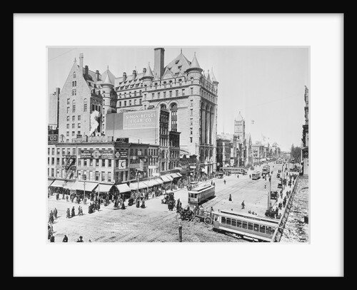 Broad and Market Streets in Newark by Anonymous