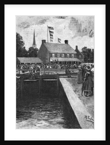 Celebratory Opening of Erie Canal by Anonymous