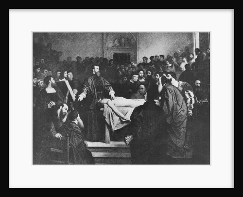 Painting Depicting Human Dissection by Anonymous