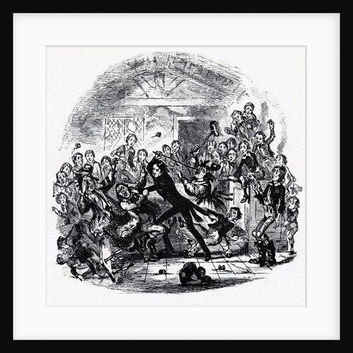 Young Man Thrashing Schoolmaster by Anonymous