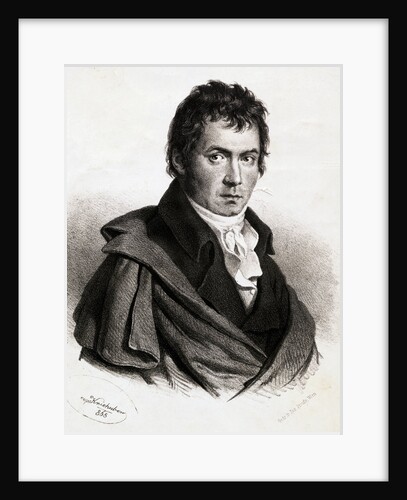 Portrait of Beethoven in Overcoat by Anonymous