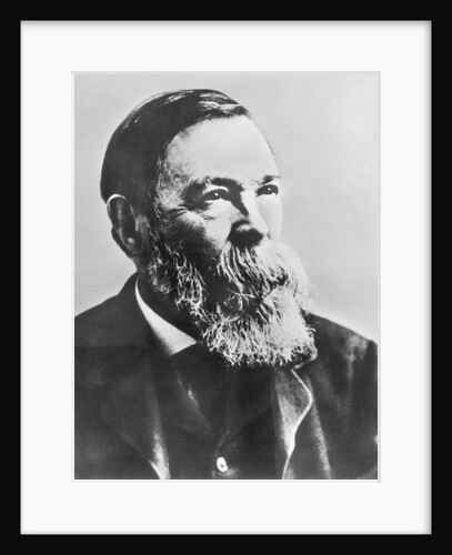 Portrait of Socialist Friedrich Engels by Anonymous