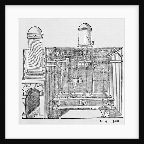 Illustration of Italian Water Clock by Anonymous