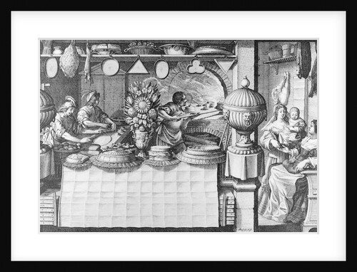 Women Working in Bake Shop by Anonymous