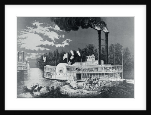 Mississippi Steamboat by Anonymous