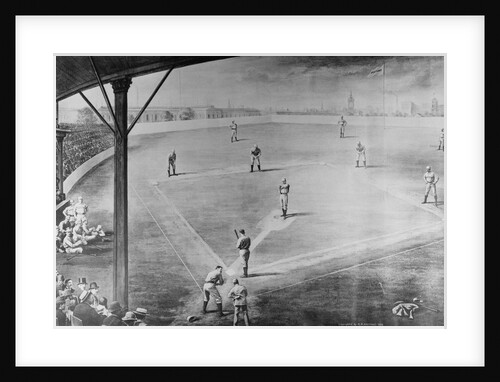 Illustration of Boston Baseball Club by Anonymous