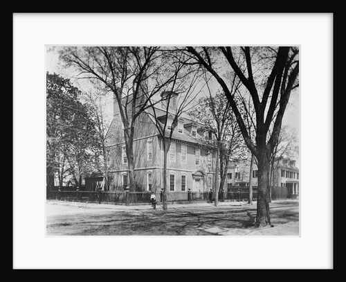 Old House Where Benjamin Franklin Tested Lighting Rod by Anonymous