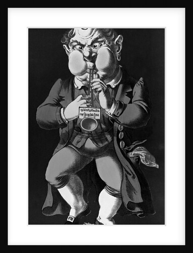Man Playing The Flute And Dancing by Anonymous