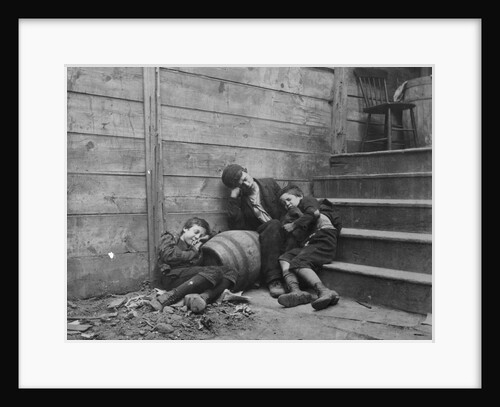 Poor and Homeless Sleeping on Streets by Anonymous