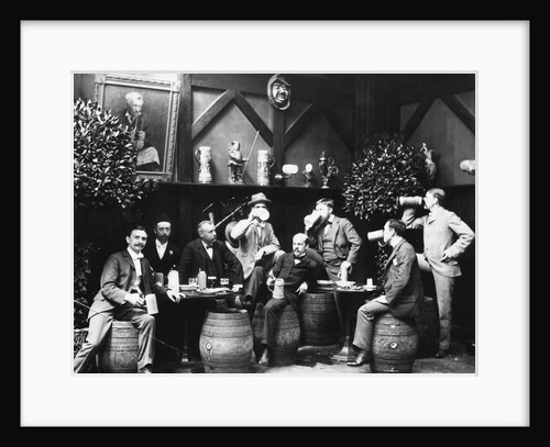 Early German Beer Drinkers by Anonymous