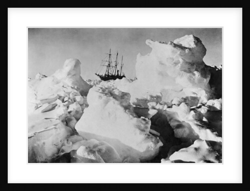 Ernest Shackleton's Ship Endurance Trapped in Ice by Anonymous