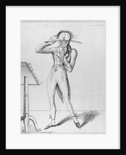 Illustration Depicting Paganini Caricature by Anonymous