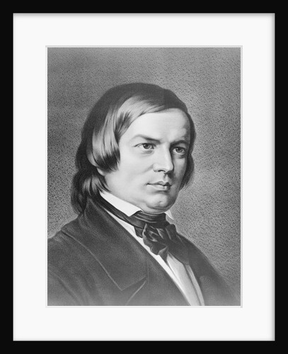 Portrait of German Music Composer Robert Schumann by Anonymous