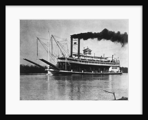 Mississippi River Steamboat by Anonymous