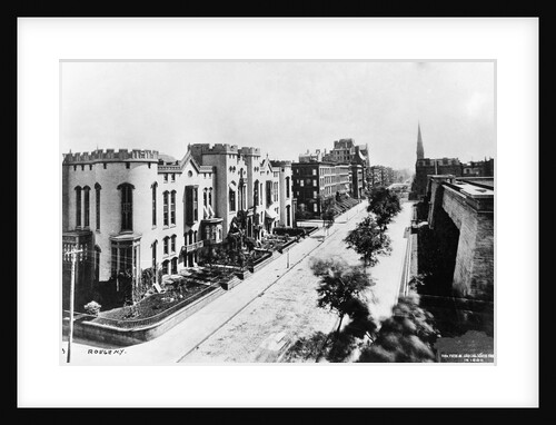 Fifth Avenue in 1880 by Anonymous