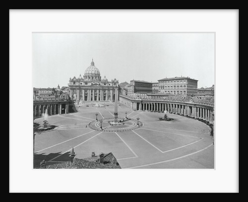 Aerial View of St Peters Cathedral in Vatican City by Anonymous