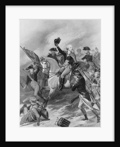 George Washington at the Battle of Princeton by Anonymous
