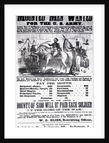 Spanish-American War Recruiting Poster by Anonymous