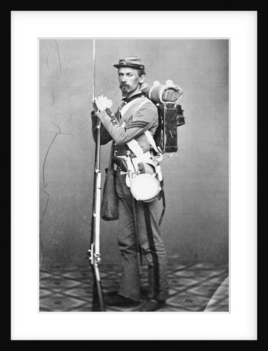 Portrait of Civil War Soldier by Anonymous