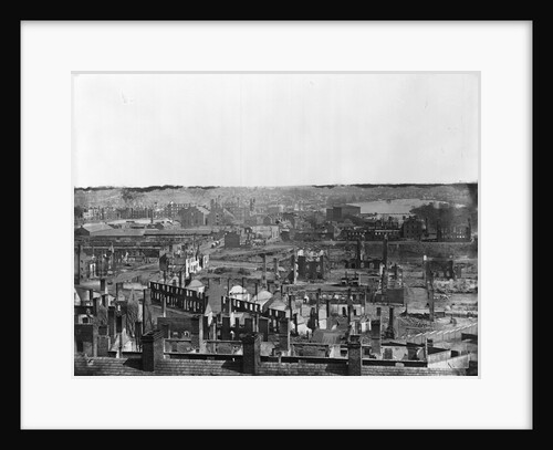 Wide Scenery of War Torn Buildings by Anonymous