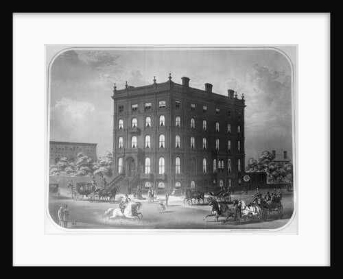 Exterior of City Residence for Charles R. Lohman by Anonymous