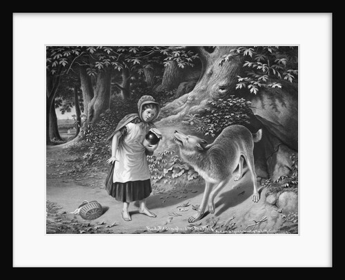 Wolf Accosting Little Red Riding Hood by Anonymous