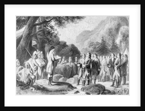 George Washington Reading Prayers by Anonymous