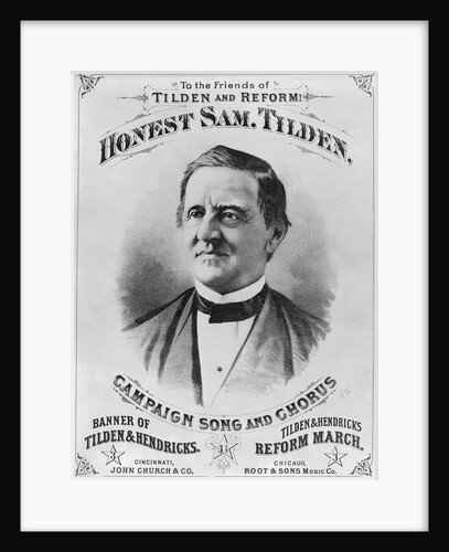 Banner Promoting Presidential Campaign of Samuel Tilden by Anonymous