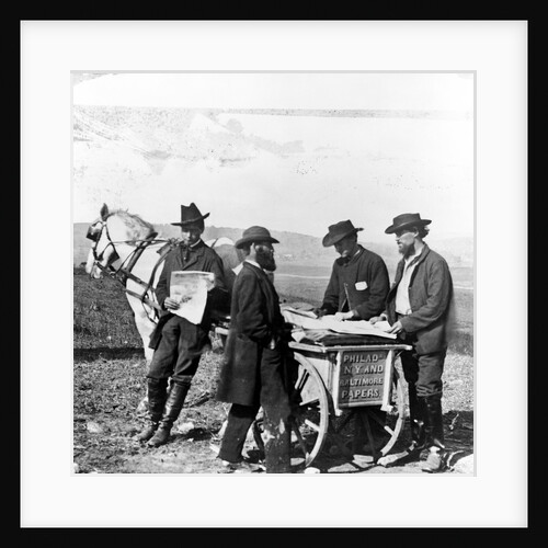 Men Purchasing Newspapers by Anonymous