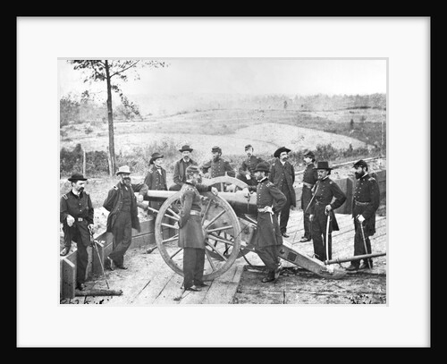 General Sherman and Staff Outside Atlanta by Anonymous