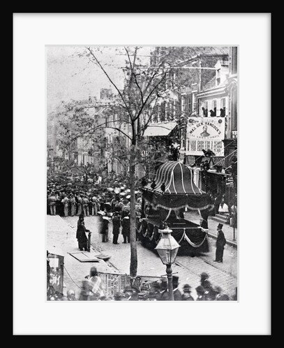 Funeral Scene for Abraham Lincoln by Anonymous