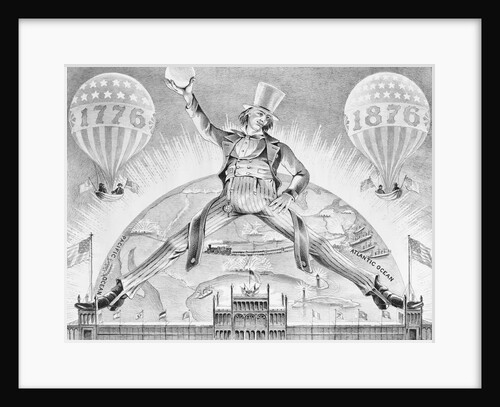 Political Cartoon About Philadelphia Centennial by Anonymous