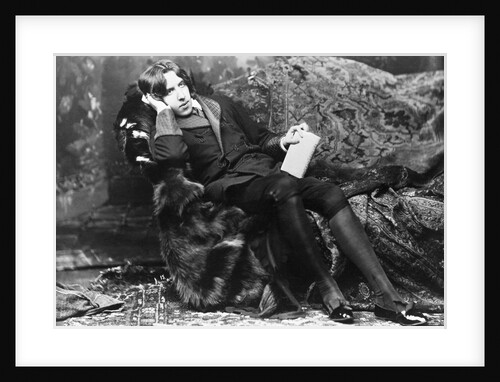 Oscar Wilde Lounging by Anonymous