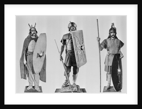 Two Gallic Warriors and a Roman Legionnaire by Anonymous