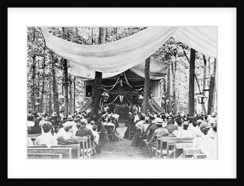 People Gathering for Camp Meeting by Anonymous