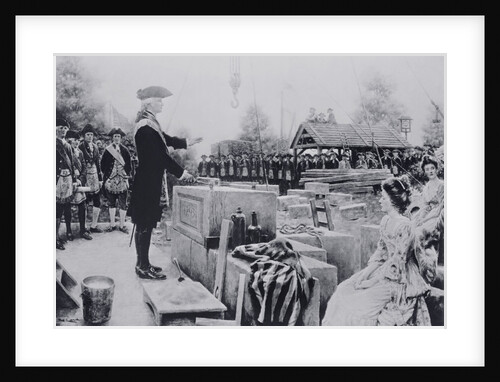 Washington Laying Cornerstone of U.S. Capitol by Anonymous