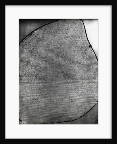 Display of the Historical Rosetta Stone by Anonymous