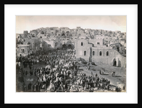 Pilgrims Arriving in Bethlehem by Anonymous